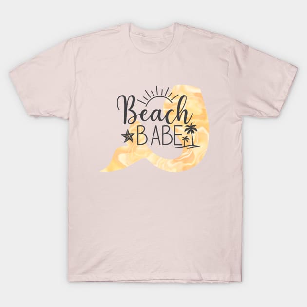 Beach Babe T-Shirt by Nixart